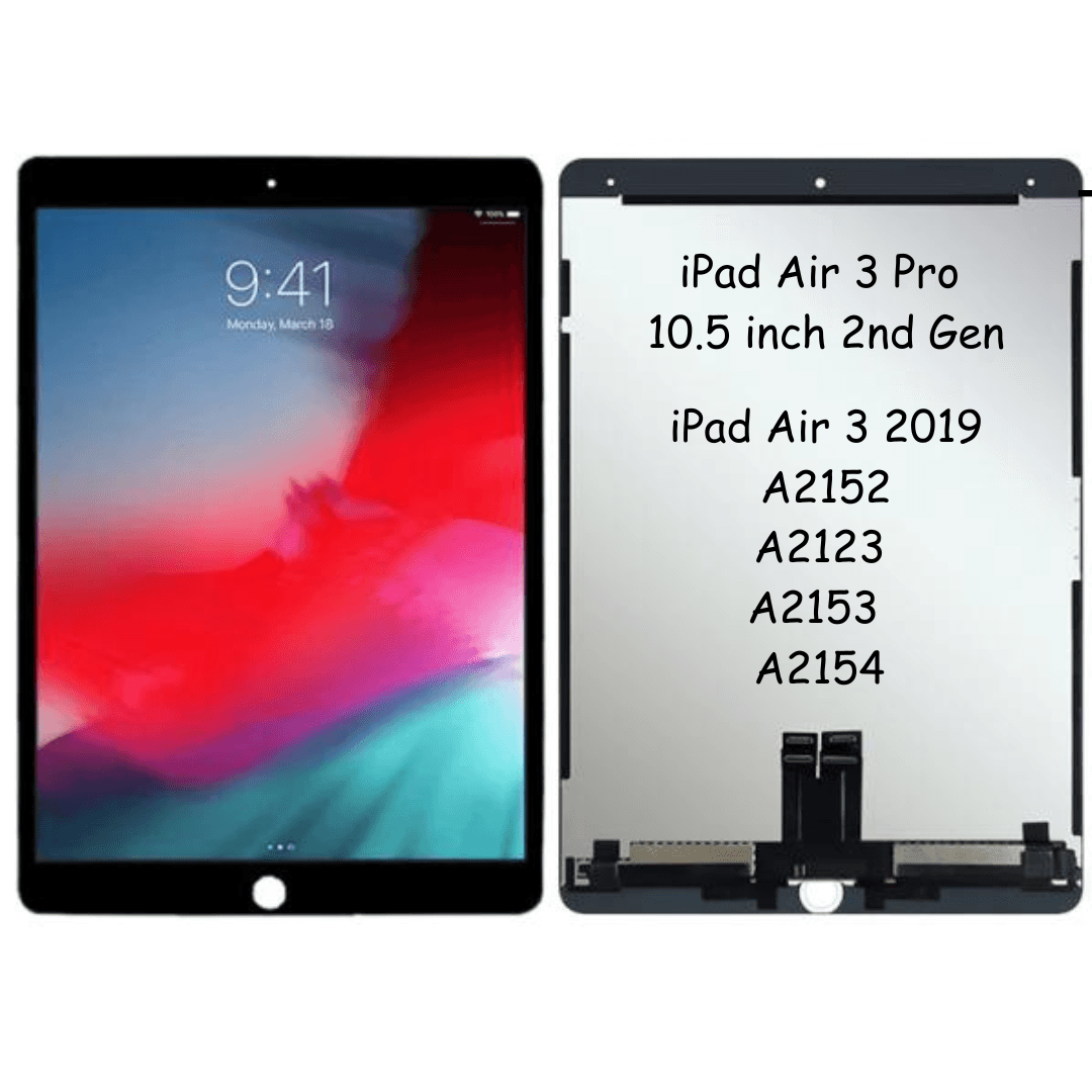 LCD Screen with Digitizer Full Assembly iPad Air 3 2019 A2152 A2123 A2153 A2154 / iPad Air 3 Pro 10.5 inch 2nd Gen (BLACK) - Best Cell Phone Parts Distributor in Canada, Parts Source LCD Screen with Digitizer Full Assembly iPad Air 3 2019 A2152 A2123 A2153 A2154 / iPad Air 3 Pro 10.5 inch 2nd Gen (BLACK) - Best Cell Phone Parts Distributor in Canada, Parts Source